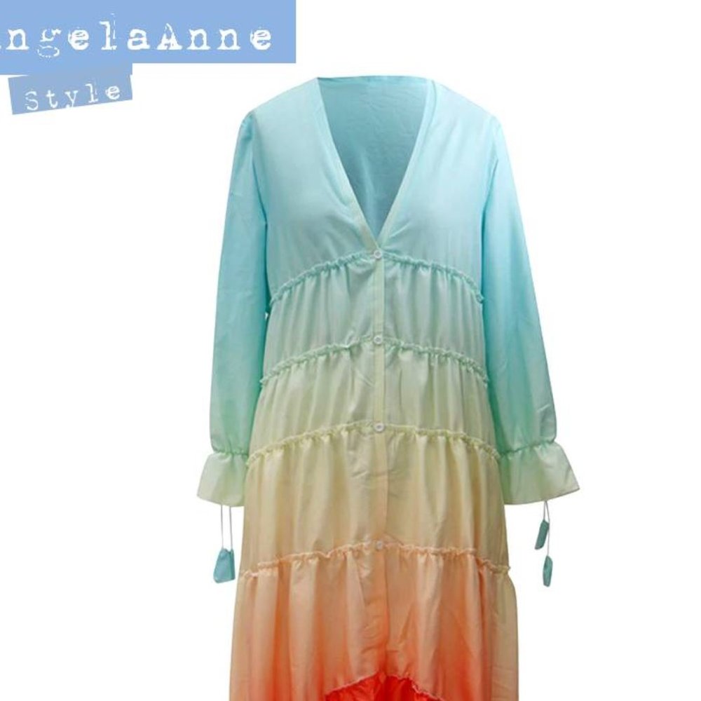 *LAST ONE* Jamie Boho Ombre Dress NWT - Picture 6 of 7